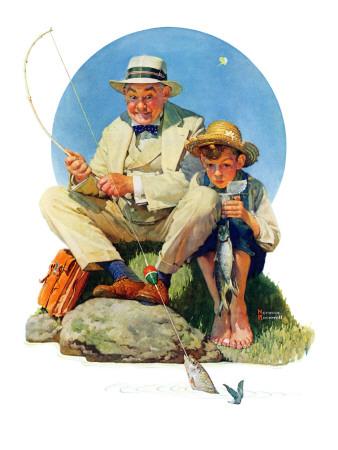 NORMAN ROCKWELL AMERICAN MODERN CATCH THE ART